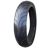 110/60-17 Reifen, 50S 250 KPA, Straßenprofil, Schlauchloser Motorradreifen...