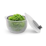 Pro Home Salatschleuder (2,7 Liter, Ø20cm) BPA-frei, 3in1 - Schleuder,...