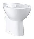 GROHE Bau Keramik | Stand-Tiefspül-WC - spülrandlos | alpinweiß |...