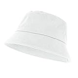 Yolev Fischerhut Damen Eimerhut Einfarbig Sonnenblende Bucket Hat mit UV...