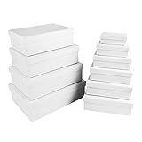 Ideen mit Herz Geschenkboxen mit Deckel | Pappboxen | 10er Set | 10...