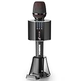 BONAOK Karaoke Mikrofon Erwachsene, Tragbares Kabelloses Bluetooth Karaoke...