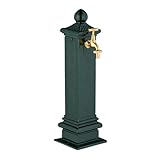 Relaxdays Standbrunnen antik, Wasserhahn, HBT: 47x14x18,5 cm,...