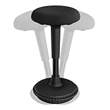 WOLTU Ergonomischer Stehhocker, 360° neigbarer Bürohocker,...