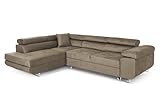 COMFORTINO FURNITURE Ecksofa mit Schlaffunktion PASTI L-Form, Sofa Couch...