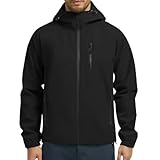 FemiChic Regenjacke Herren Windbreaker Wasserdicht Outdoor Fahrradjacke...