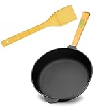 BIOL Gusseisenpfanne Ø24 cm (tief) BRIZOLL Bratpfanne aus Gusseisen...