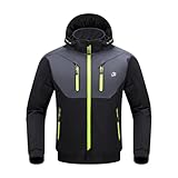 BORLENI Motorradjacke Herren Winter Motorrad Jacke mit CE-Protektoren...