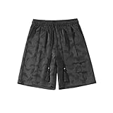 WKAYsIV Fitnessstudio-Trainingshose Herren Shorts elastischer Bund,...