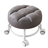 YNQP Niedriger Rollhocker mit Rollen, bequemer Ottoman-Fußhocker,...
