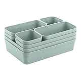 1x Schubladen-Organizer Set Aufbewahrungs-Box Einteiler Trenn-System...