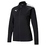 PUMA Damen Teamliga Training Jacket Sweater, Puma Black-puma White, XL EU