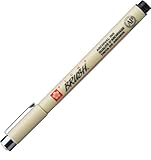 Sakura Pigma BRUSH Pinselstift SCHWARZ (#49), Pigmentmarker mit...