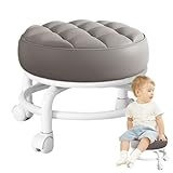 Drehbarer Hocker, Rollhocker, langlebiger Rollhocker, 360° drehbarer,...