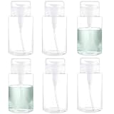 6-teiliges nachfüllbares Pumpflaschen-Set, 193 ml, transparente...