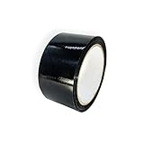 Klebeband Schwarz, 48 mm x 66 m, Allzweck aus Polypropylen Paketband, 1...