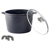 Gemüsetopf 28cm Aluguß beschichtet Kochtopf Suppentopf