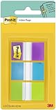 Post-it Index Haftstreifen, Standard, Verschiedene Farben, 25.4 mm x 43.2...