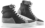 G LETUR Aquatech Urban Motorradstiefel, Schwarz/Grau