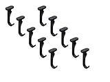 10er SET COSMA 8042230 Aurora Haken, Relingsystem, schwarz