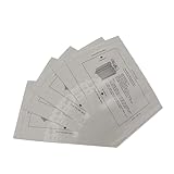 5 Stück Ölpapier für Aktenvernichter, Schmiermittelblätter, Ölblätter...