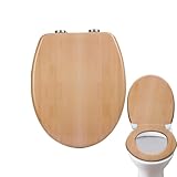 WC Sitz mit Absenkautomatik,Toilettendeckel mit Absenkautomatik WC Sitz...