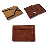RisePlus Magische Brieftasche ，Magic Wallet Slim Geldbörse Herren Klein...