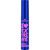 essence I LOVE EXTREME volume mascara waterproof, Schwarz, langanhaltend,...