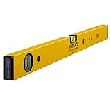 STABILA Wasserwaage Type 70, 60 cm, leichtes Alu-Profil, 1...