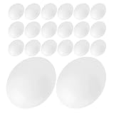 INOOMP 24 Künstliche Vogeleier aus Robustem Kunststoff Realistische Nist...