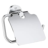 GROHE Essentials, WC Toilettenpapierhalter (einfache Montage ohne Bohren,...