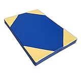 NiroSport Turnmatte 100 x 70 x 8cm Blau/Gelb Weichbodenmatte Sportmatte...