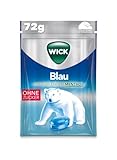 Wick Blau Hustenbonbons ohne Zucker ein tiefes Atemerlebnis dank Menthol...