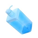Hemobllo Große Nachfüllbare Lotionflasche mit Druckpumpe aus Pet Blaue...