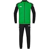 JAKO Kinder Trainingsanzug Polyester Performance, Soft Green/Schwarz, 128