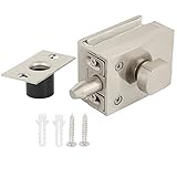 1set Glastürriegel, Glastürschloss Aus Messing + Zinklegierung, 8–12...