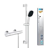 GROHE Precision Trend - Thermostat Brauseset wassersparend - 8l pro Min (3...