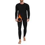 AKKQHH Thermo Unterhosen Herren Lange Warm Thermohose Männer...