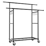 HOKEEPER Kleiderständer Schwerlast-Kleiderstange 204kg Kleiderständer mit...