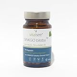 Vitalsee GINKGO biloba 70 Extrakt – 90 vegane Kapseln – Hochwertiger...