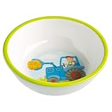 HABA Kinderschüssel Traktor – Praktische Melamin-Schüssel –...