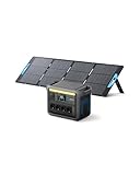 Anker SOLIX C1000 Set Tragbare Powerstation mit 200W Solarpanel, LiFePO4...