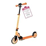 HUDORA Scooter Up 145 Junior - orange - Hochwertiger & sicherer Kinder...