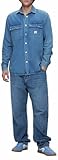 LTB Jeans Men's Tobin Button Down Shirt, Blau, XL