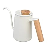 LUCKDANO Schwanenhalskessel, Edelstahl -Kaffeekanne über Kaffeekanne mit...