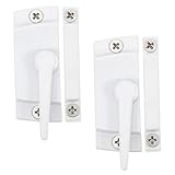 OATIPHO 2 Satz Halbmondschloss Fensterverriegelung aus Kunststoff Weiß...