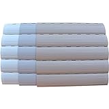 5 x 2 Meter PVC Rollladenlamelle Profil Rolladenlamelle Maxi 52mm Farbe:...