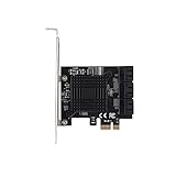 PCI Express Gen3 SATA3 Festplatten Controller 5X 7 Pin SATA Anschluss ASM...