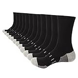 BUDERMMY Wandersocken Herren - 39-42 Crew Sportsocken Gepolstert...