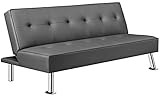 Yaheetech 3er-Sofa Couch Schlafsofa Bettsofa Klappsofa mit Schlaffunktion,...